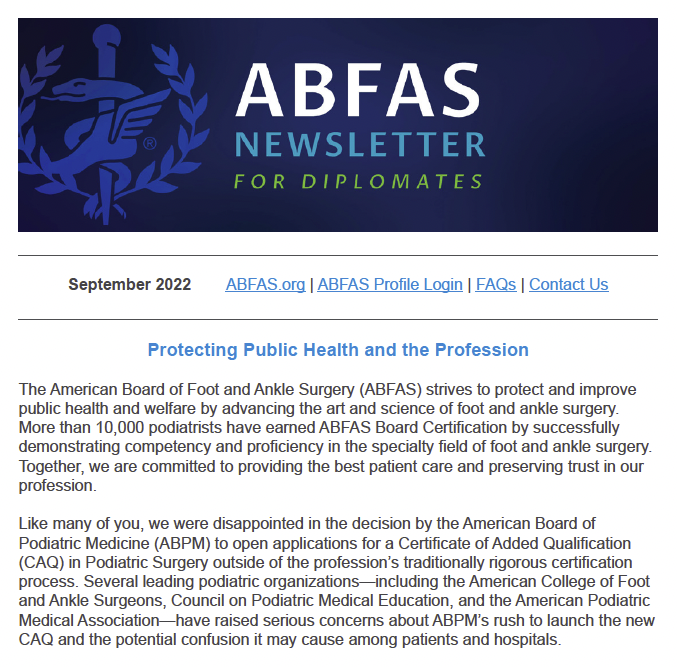 ABFAS 2022 Newsletter by ABFAS - Issuu